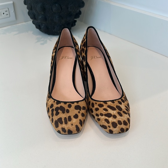 J crew cow hair pumps. main image 1